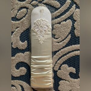 Ivory Satin Sleeve for Strapless Dress